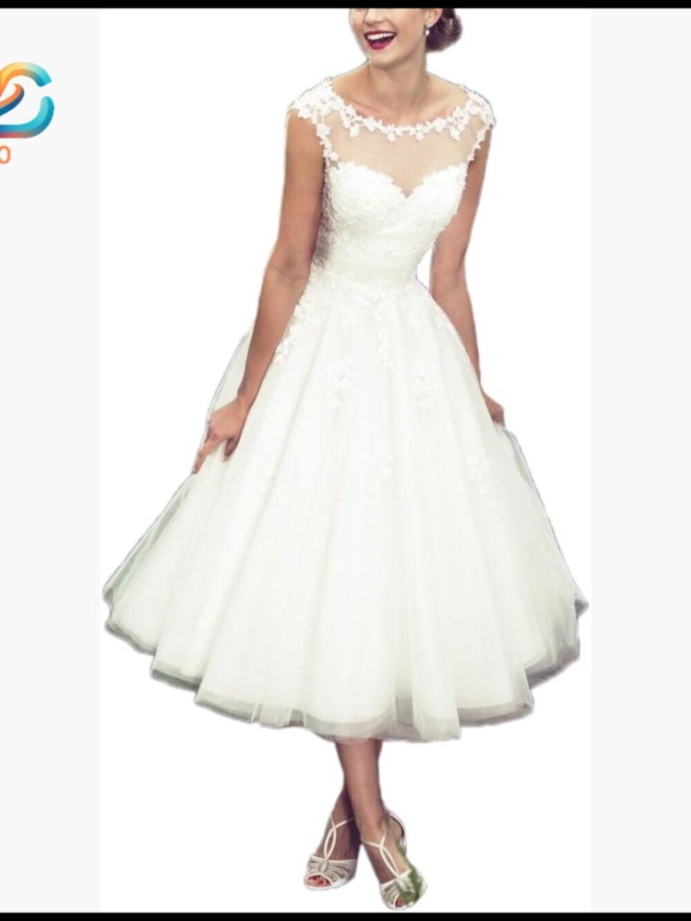 Sheer Vintage Lace Wedding Dress for Bride, Satin Fabric, Elegant Formal Gown